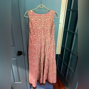 Elegant Pink Sleeveless Dress